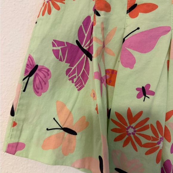 Lilly Pulitzer Green and Pink Butterfly Mini Skort - Picture 3 of 10